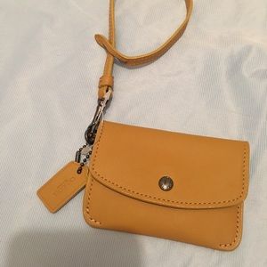 Coach wristlet,  License holder NWOT
